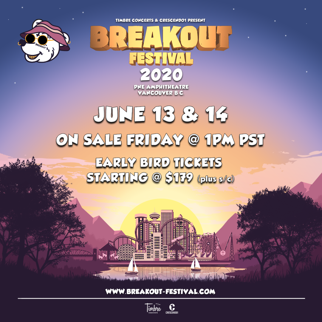 Breakout Festival Rescheduled to 2021 PNE