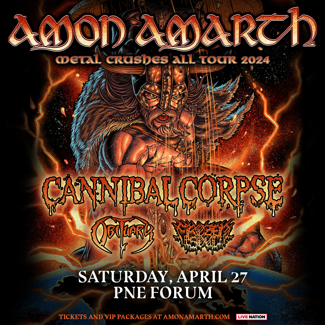 Amon Amarth Metal Crushes All Tour PNE